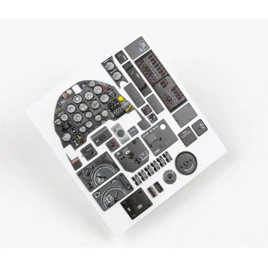 Red Fox Qs-24028 1/24 Junkers Ju 87b Stuka 3d Acrylic Instrument Panels