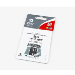 Red Fox Qs-35013 1/35 Bell Uh-1c Huey 3d Acrylic Instrument Panels