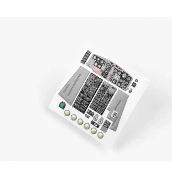 Red Fox Qs-35013 1/35 Bell Uh-1c Huey 3d Acrylic Instrument Panels