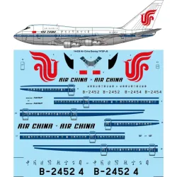 26decals 144-636 1/144 Air China Boeing 747sp Laser Decal