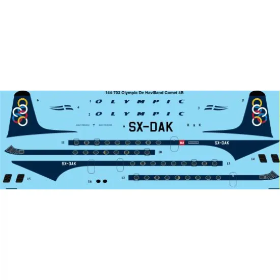 26decals 144-703 1/144 Air Niugini Airbus A310-300 Laser Decal