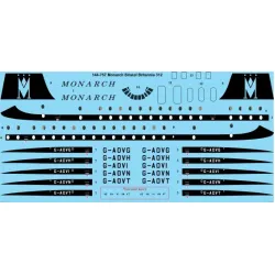 26decals 144-757 1/144 Monarch Bristol Britannia 300 Laser Decal