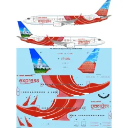 26decals 144-784 1/144 Air India Express Boeing 737-800 Vt-axn Laser Decal