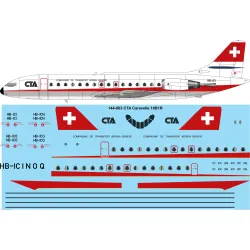 26decals 144-811 1/144 Cta Caravelle 10b Laser Decal
