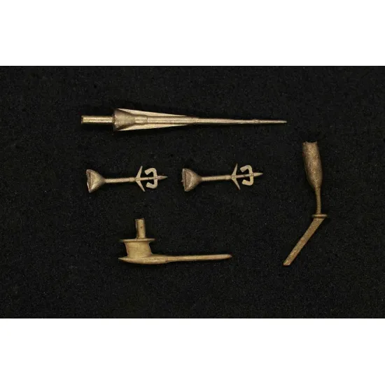 Mini World 7237a 1/72 Pitots Antennas For Mig-29 Fulcrum