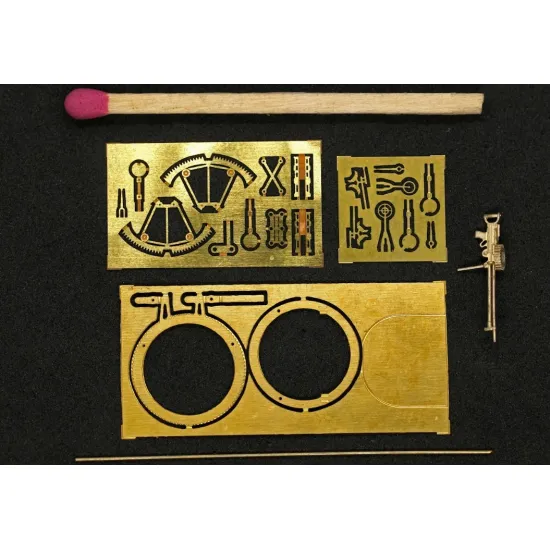 Mini World 7299a 1/72 Japanese Type 92 Machine Gun On The Scarff Ring