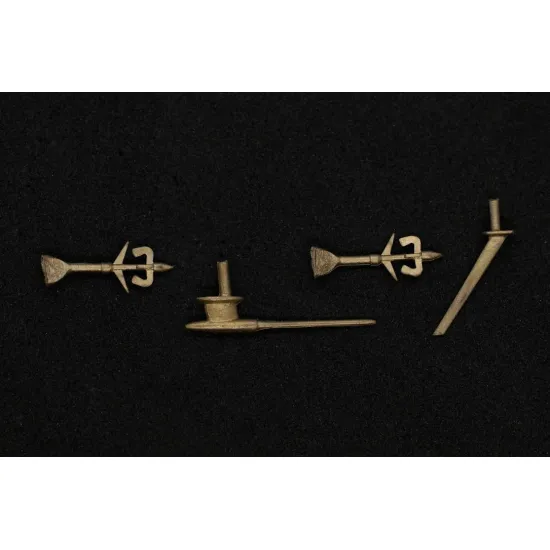 Mini World 4837b 1/72 Pitot Antennas For Mig-29 Fulcrum