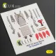 Kelik K32042 1/32 Mig-21 F-13 Export Version - Interior 3d Decals For Trumpeter Kit