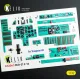 Kelik K32043 1/32 Mig-21 F-13 - Interior 3d Decals For Trumpeter Kit