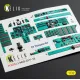 Kelik K32043 1/32 Mig-21 F-13 - Interior 3d Decals For Trumpeter Kit