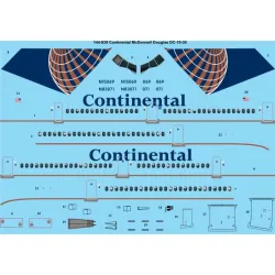 26decals 144-939 1/144 Continental Mcdonnell Douglas Dc-10-30 Laser Decal
