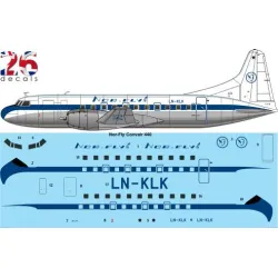 26decals 144-943 1/144 Nor-fly Convair 440 Laser Decal