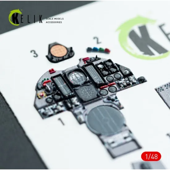 Kelik K48116 1/48 F-106a Delta Dart - Interior 3d Decals For Trumpeter Kit