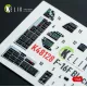 Kelik K48128 1/48 F-16f Block 60 - Interior 3d Decals For Hasegawa Kit