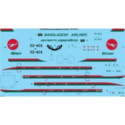 26decals 144-956 1/144 Bangladesh Biman Boeing 707-351c Laser Decal