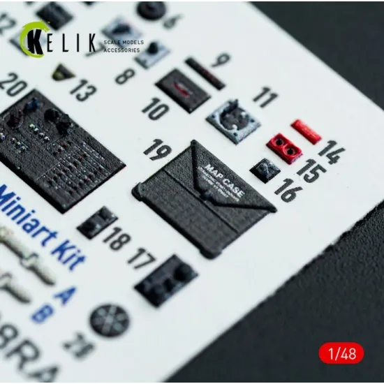 Kelik K48141 1/48 P-47d - 25re/28ra - Interior 3d Decals For Miniart Kit