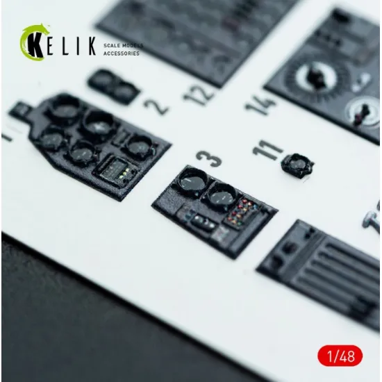Kelik K48142 1/48 Do-217 K/M - Interior 3d Decals For Icm Kit