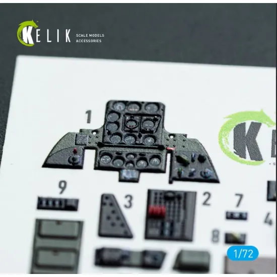 Kelik K72160 1/72 Sbd-3 Dauntless - Interior 3d Decals For Flyhawk Kit