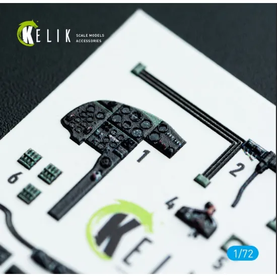 Kelik K72208 1/72 Mosquito Pr Xvi - Interior 3d Decals For Airfix Kit