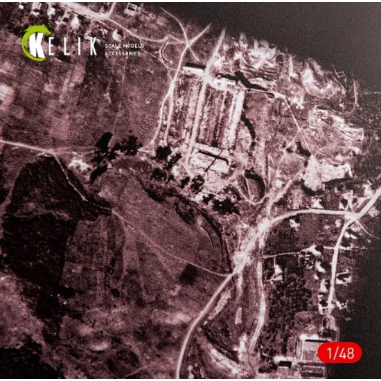 Kelik Ks48042 1/48 Photoreconnaisance Plane Stand Base Acrylic 3 Mm 240 / 240 Mm 190g For Any
