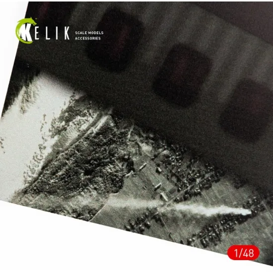 Kelik Ks48042 1/48 Photoreconnaisance Plane Stand Base Acrylic 3 Mm 240 / 240 Mm 190g For Any