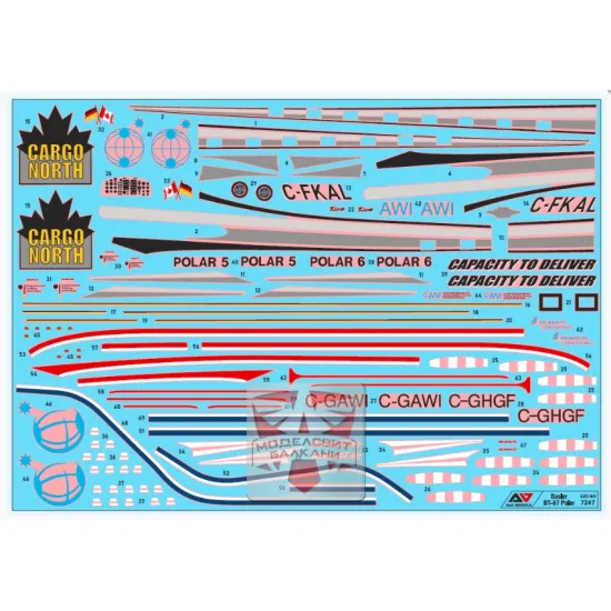 Aa Models 7247 1/72 Bt-67 Basler Dakota Polar Aviation Plastic Model Kit