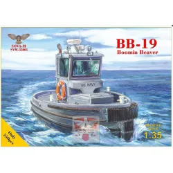 Sova Model 35001 1/35 Bb-19 Boomin Beaver Tug Boat Pedestal Model Kit