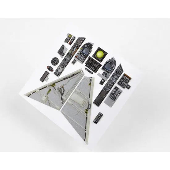 Red Fox Qs32131 1/32 Av-8b Harrier Ii Plus 3d Acrylic Instrument Panel