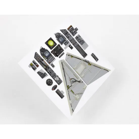 Red Fox Qs32131 1/32 Av-8b Harrier Ii Plus 3d Acrylic Instrument Panel