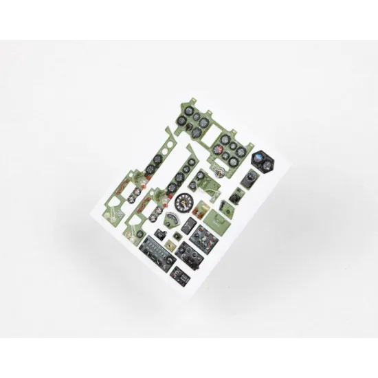 Red Fox Qs32136 1/32 Mitsubishi A6m5 Zero Type 52 3d Acrylic Instrument Panel