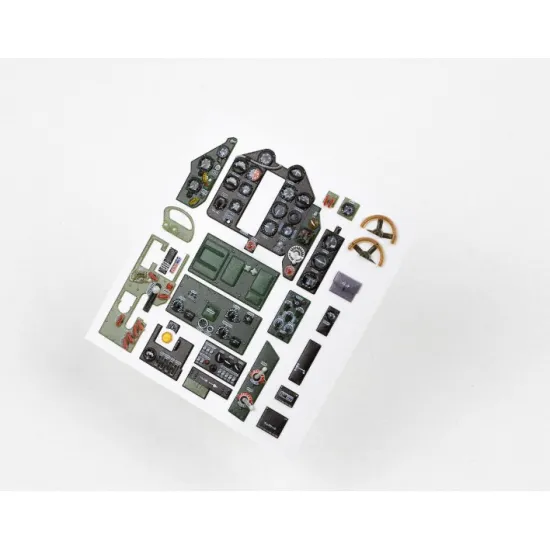 Red Fox Qs32145 1/32 Kawanishi N1k2-j Shidenkai 3d Acrylic Instrument Panel