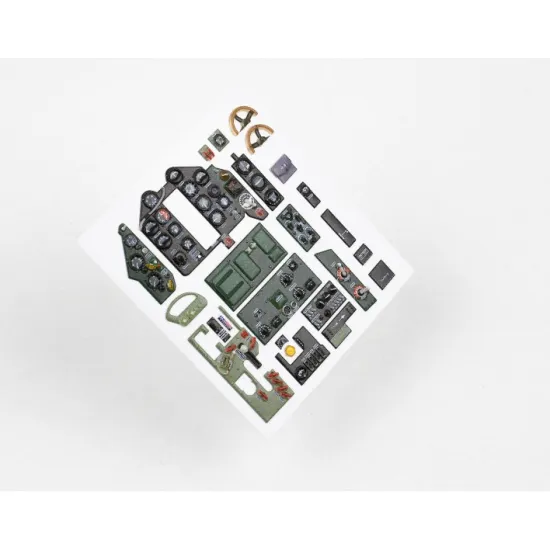 Red Fox Qs32145 1/32 Kawanishi N1k2-j Shidenkai 3d Acrylic Instrument Panel