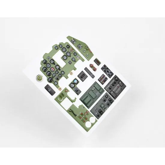 Red Fox Qs32146 1/32 Mitsubishi J2m6 Raiden Type 31 3d Acrylic Instrument Panel