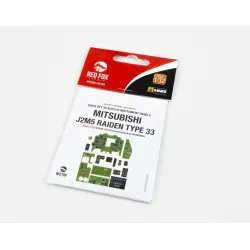 Red Fox Qs32150 1/32 Mitsubishi J2m5 Raiden Type 33 3d Acrylic Instrument Panel