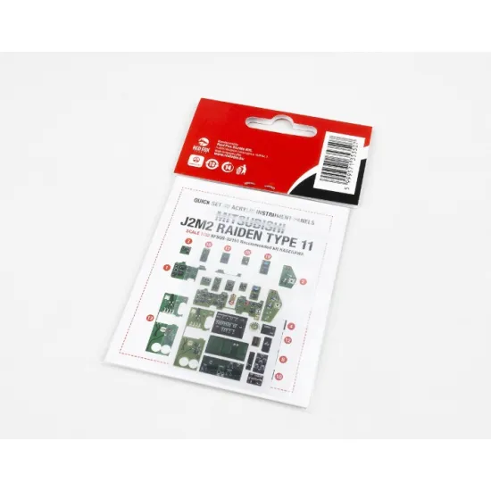 Red Fox Qs32151 1/32 Mitsubishi J2m2 Raiden Type 11 3d Acrylic Instrument Panel