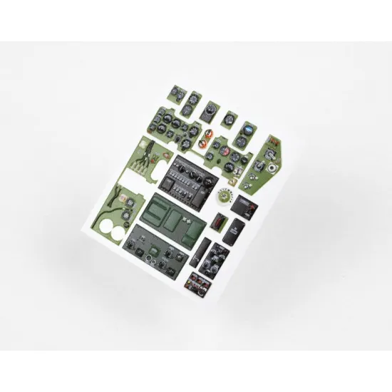 Red Fox Qs32151 1/32 Mitsubishi J2m2 Raiden Type 11 3d Acrylic Instrument Panel