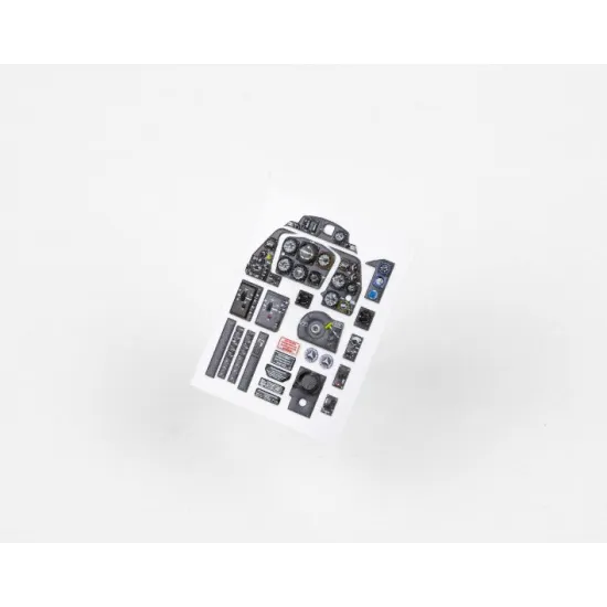 Red Fox Qs32182 1/32 Messerschmitt Bf 109k-4 3d Acrylic Instrument Panel