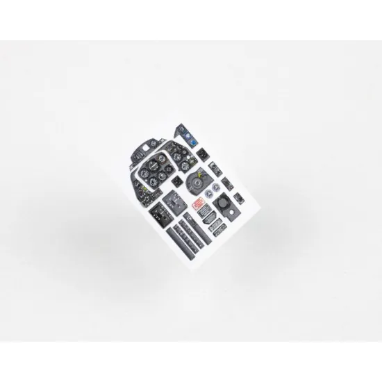 Red Fox Qs32182 1/32 Messerschmitt Bf 109k-4 3d Acrylic Instrument Panel