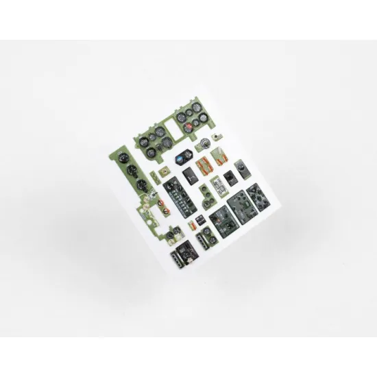 Red Fox Qs35034 1/35 Mitsubishi A6m2 Zero Type 11 3d Acrylic Instrument Panel