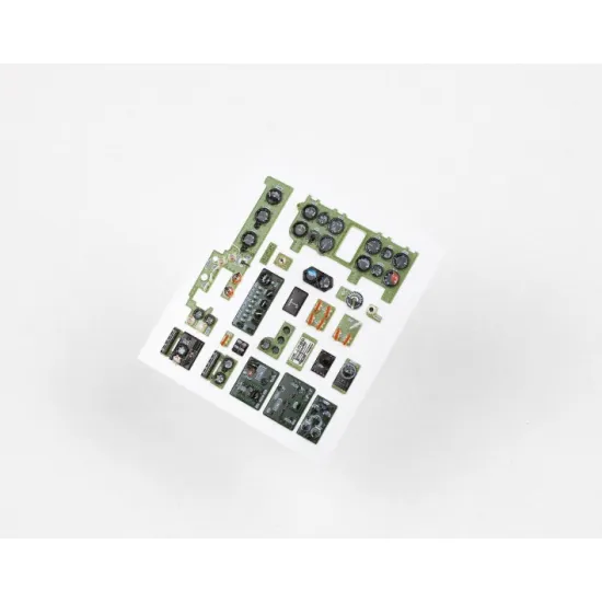 Red Fox Qs35035 1/35 Mitsubishi A6m2 Zero Type 21 3d Acrylic Instrument Panel