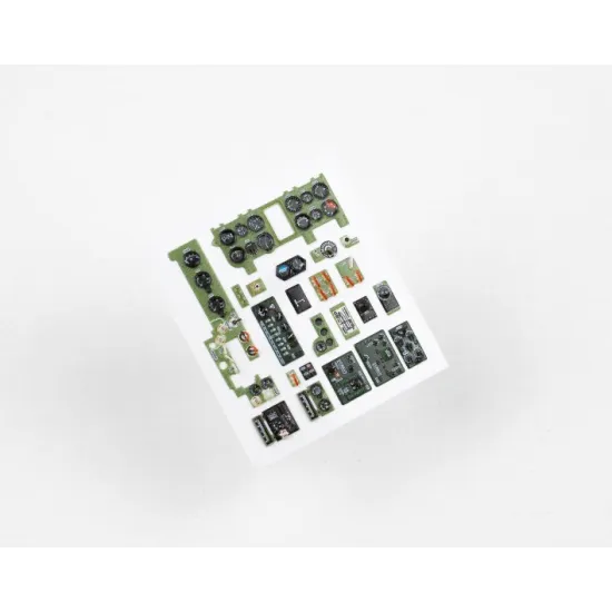 Red Fox Qs35035 1/35 Mitsubishi A6m2 Zero Type 21 3d Acrylic Instrument Panel