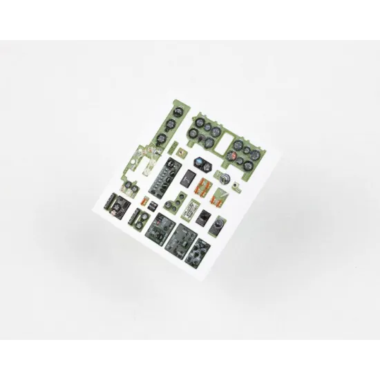 Red Fox Qs35039 1/35 Mitsubishi A6m2 Zero Type 52 3d Acrylic Instrument Panel