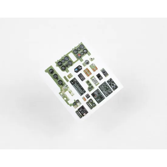 Red Fox Qs35039 1/35 Mitsubishi A6m2 Zero Type 52 3d Acrylic Instrument Panel