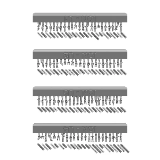 Ion Models U700-001 1/700 Us Navy Chilling On Deck 3d Resin 92 Figures