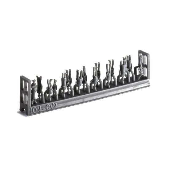 Ion Models Cv200-001 1/200 20th Cent. Civil Ship Passengers And Crew 3d Resin 76 Figures