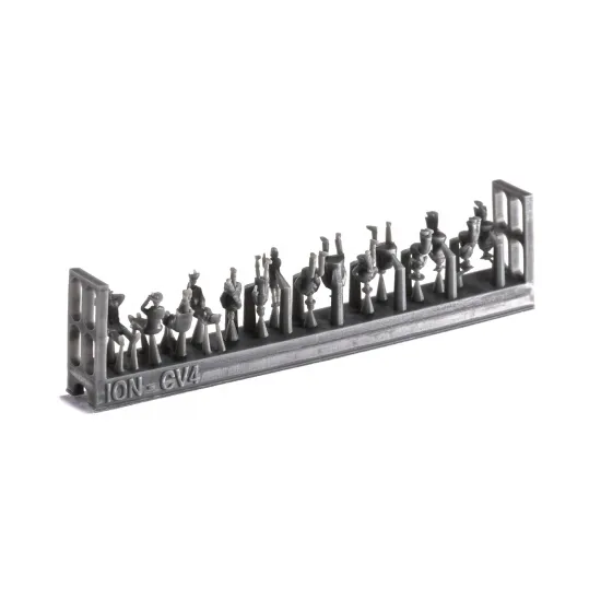 Ion Models Cv200-001 1/200 20th Cent. Civil Ship Passengers And Crew 3d Resin 76 Figures