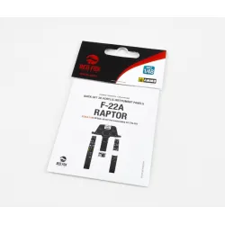 Red Fox Qs48101 1/48 Lockheed Martin F-22a Raptor 3d Acrylic Instrument Panel