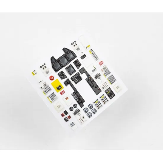 Red Fox Qs48159 1/48 Lockheed Martin F-22a Raptor 3d Acrylic Instrument Panel