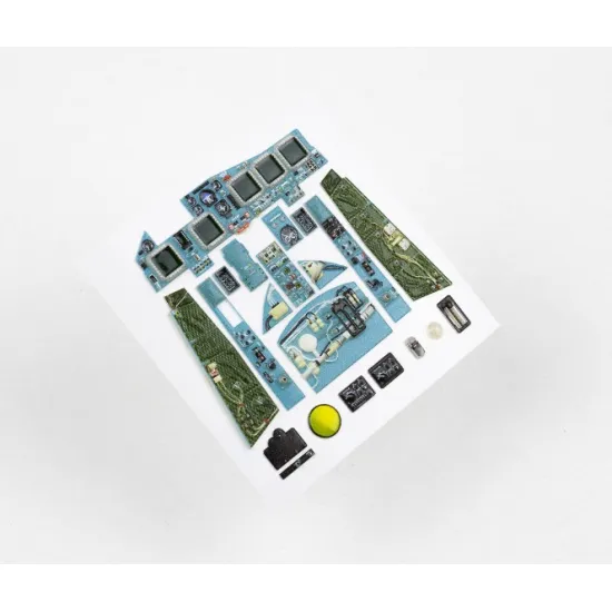 Red Fox Qs48179 1/48 Sukhoi Su-34 Fullback 3d Acrylic Instrument Panel