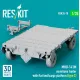 Reskit Rsk35-0018 1/35 Mhu-141m Munitions Trailer With Flat Bed/Cargo Platform Type2 3d Printed Model Kit